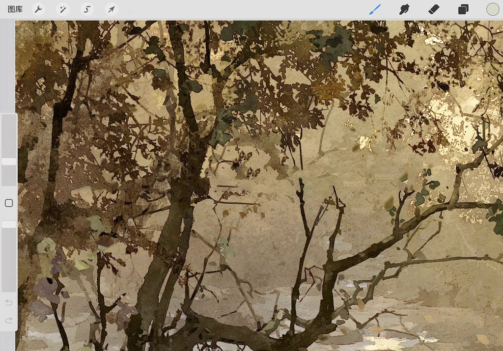 Procreateのテクスチャ ブラシ 36本