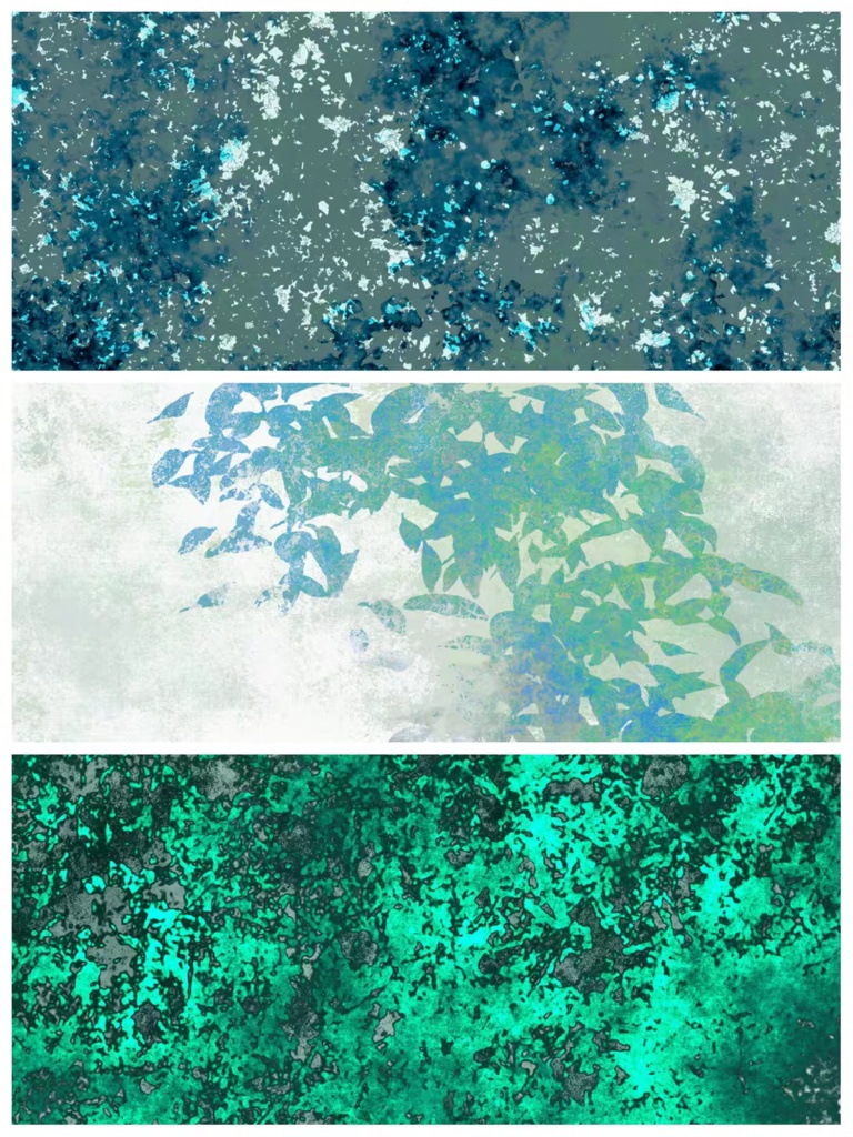 Procreateのテクスチャ ブラシ 36本