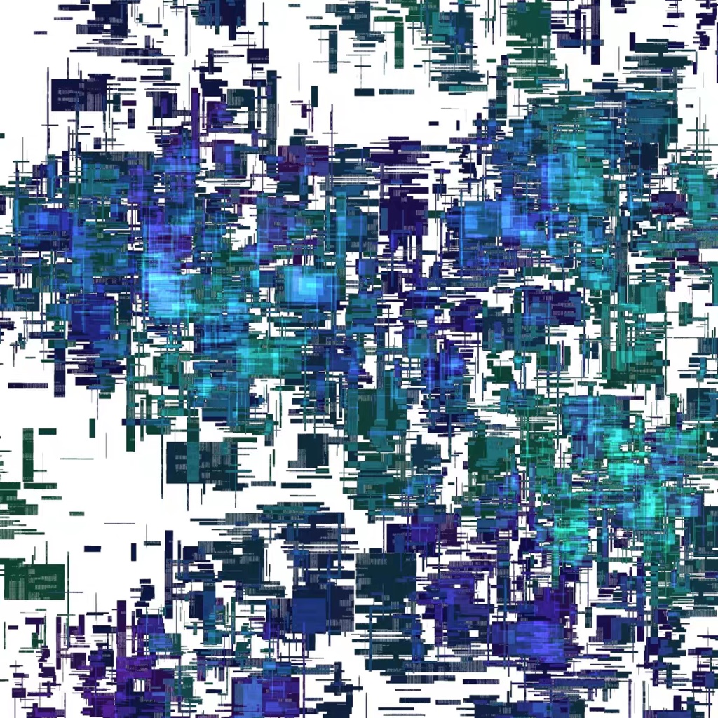 Procreateのピクセルの光沢のある破片ブラシ 16本