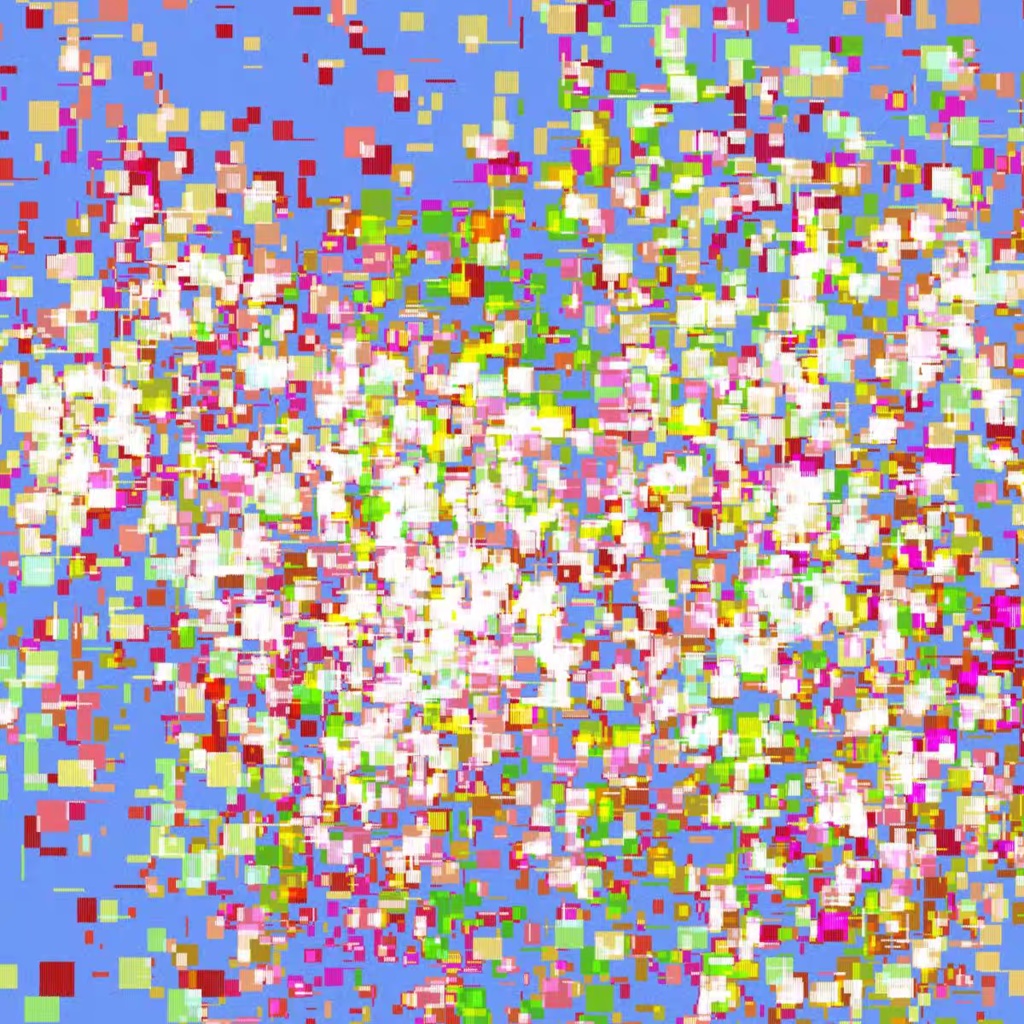 Procreateのピクセルの光沢のある破片ブラシ 16本