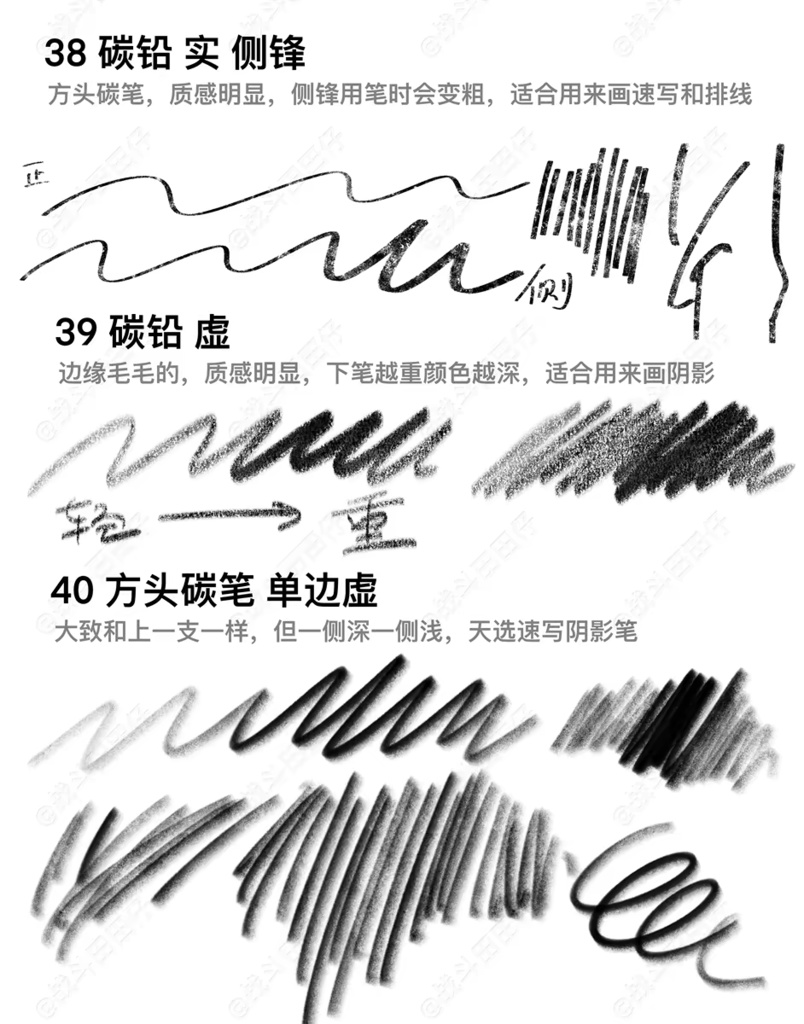 Procreateの手描きテクスチャブラシ115本