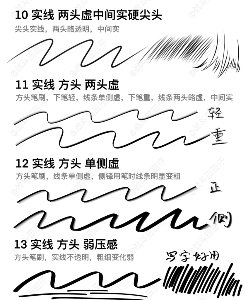 Procreateの手描きテクスチャブラシ115本
