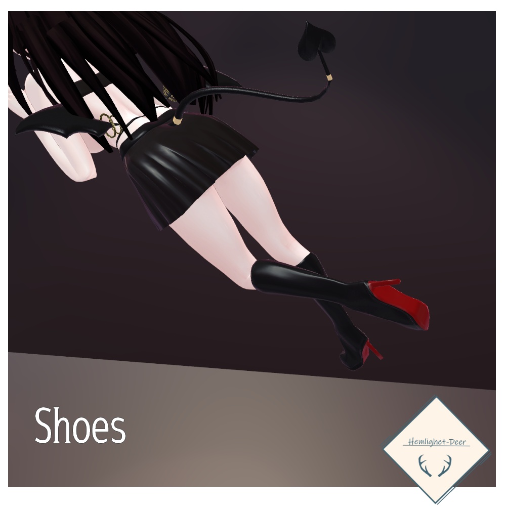 [VRChat] SuccubusDevil for (2アバタ)/シェイプキー付【3Dモデル】 缩略图 7