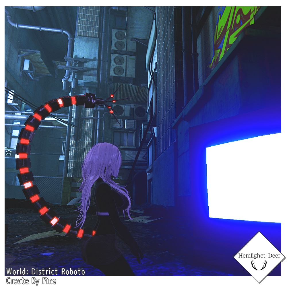 [VRChat] 機械ノ尻尾 /アニメーション付)【3Dモデル】 缩略图 3