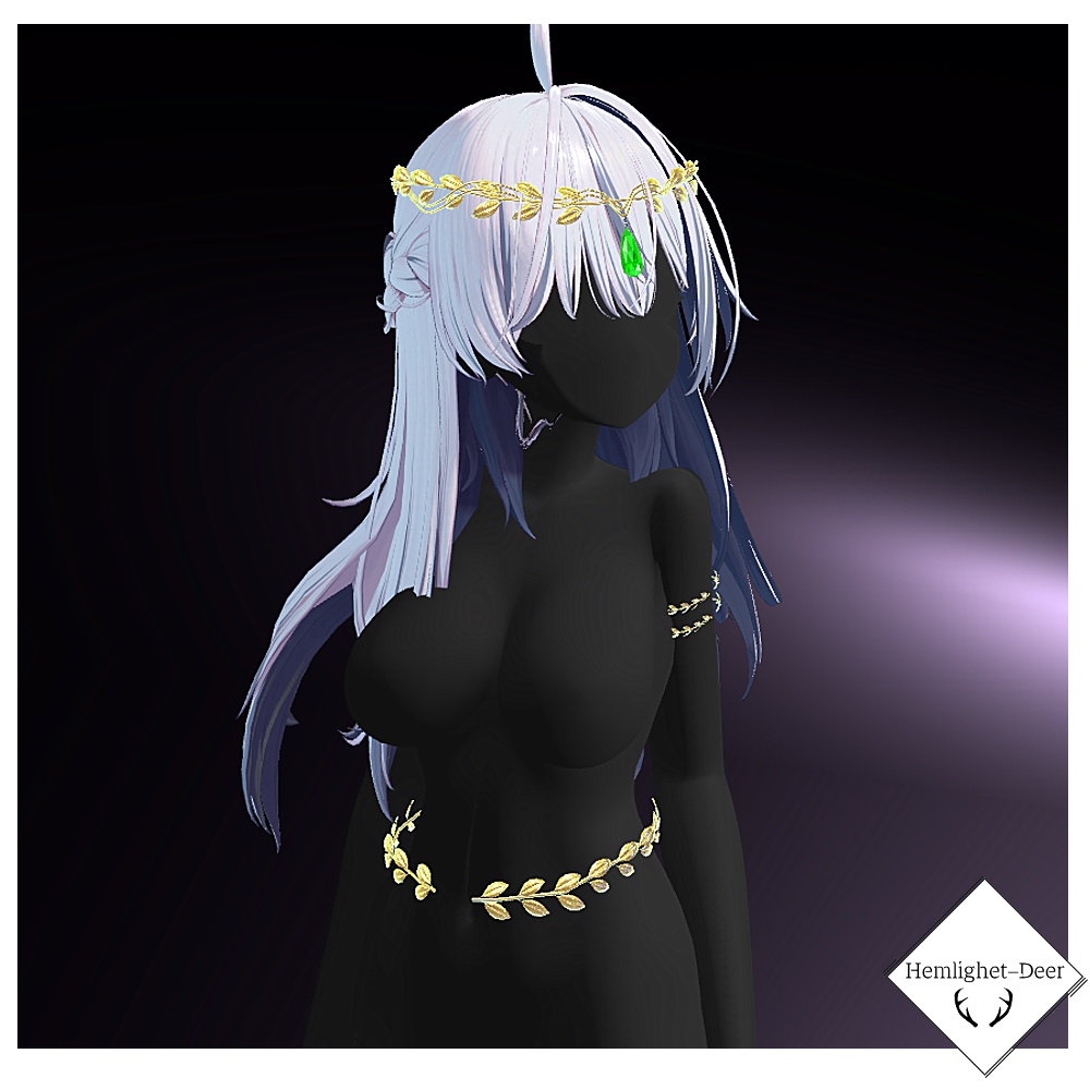 [VRChat] Alv (シェイプキー/PBあり/HEAD accessory)【3Dモデル】 缩略图 2