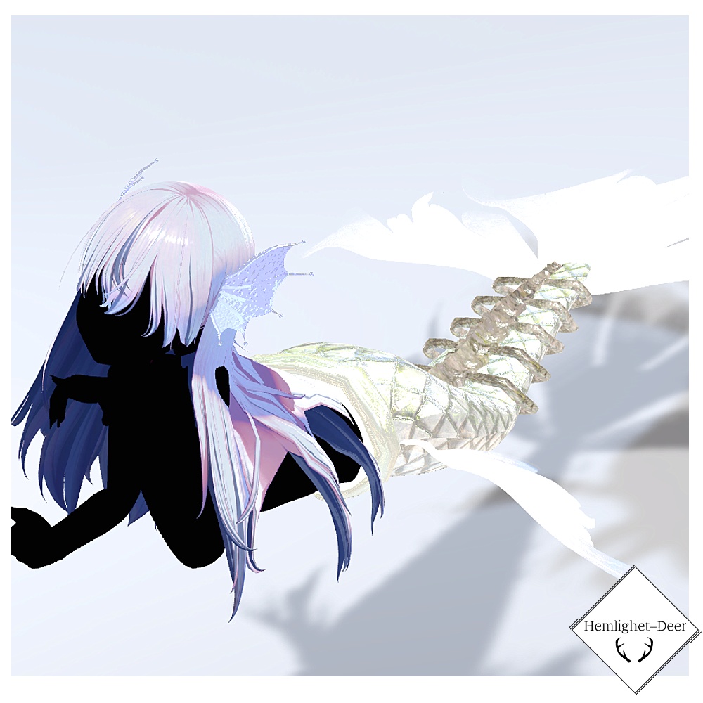 [VRChat] Merrow FIN_Shapekey付ヒレ耳_MA対応済【3Dモデル】 缩略图 2