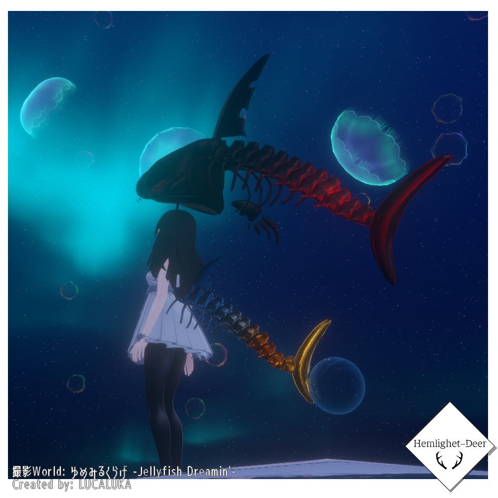 [VRChat] Cetaceans (6色/2種 Accessory)【3Dモデル】 缩略图 3