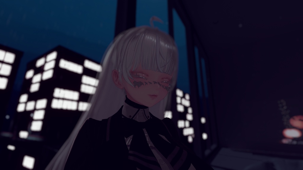 [VRChat]Halloween.FaceRibbon(Shapekey付/対応:10Avatar)【3Dモデル】 缩略图 3