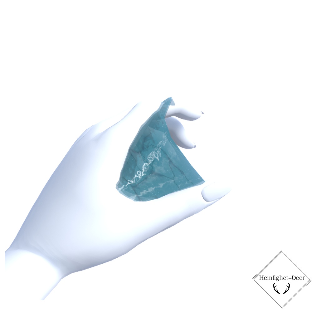 [VRChat] Havfrue (水かき/手の膜) (アバタ:3対応) 【3Dモデル】 缩略图 5