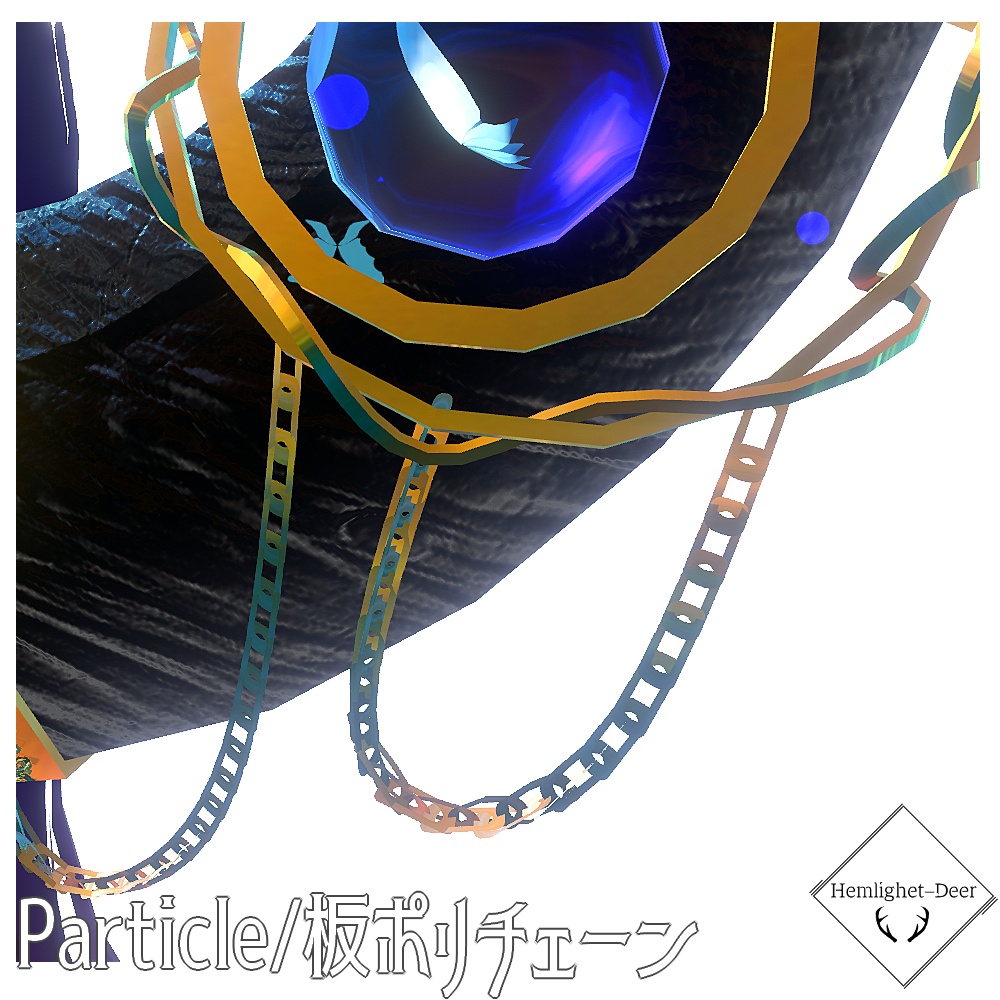 [VRChat]  月下の妖精角 【3Dモデル】 缩略图 3