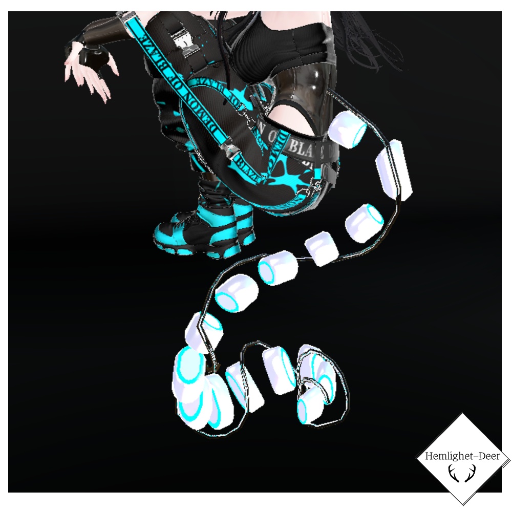 [VRChat] Ellipse.Tail (PB設定済)【3Dモデル】 缩略图 2
