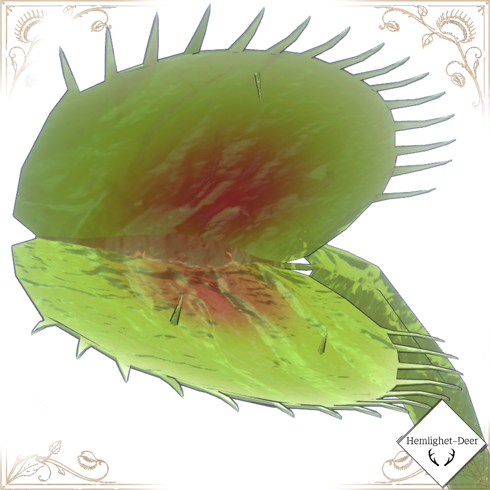 [VRChat] Venusflytrap (ハエトリグサの尻尾)【3Dモデル】 缩略图 4