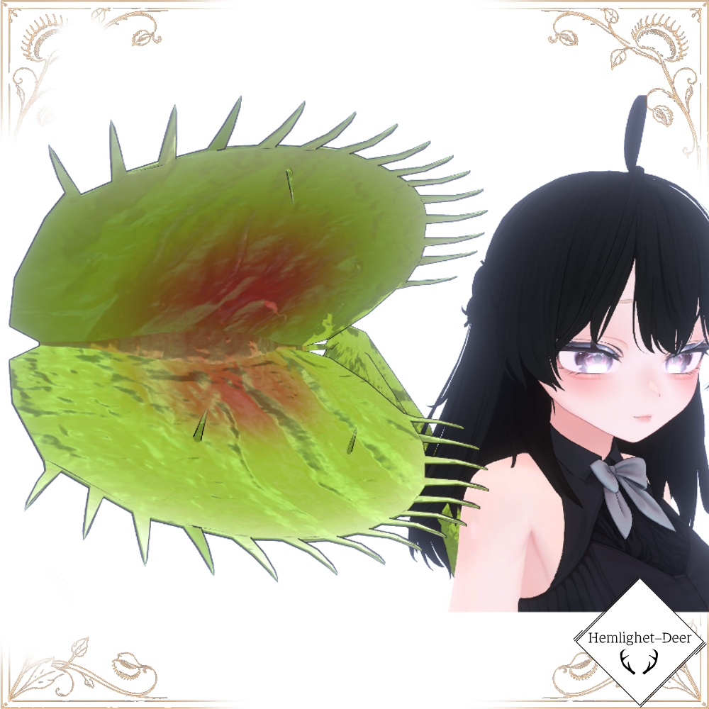[VRChat] Venusflytrap (ハエトリグサの尻尾)【3Dモデル】 缩略图 3