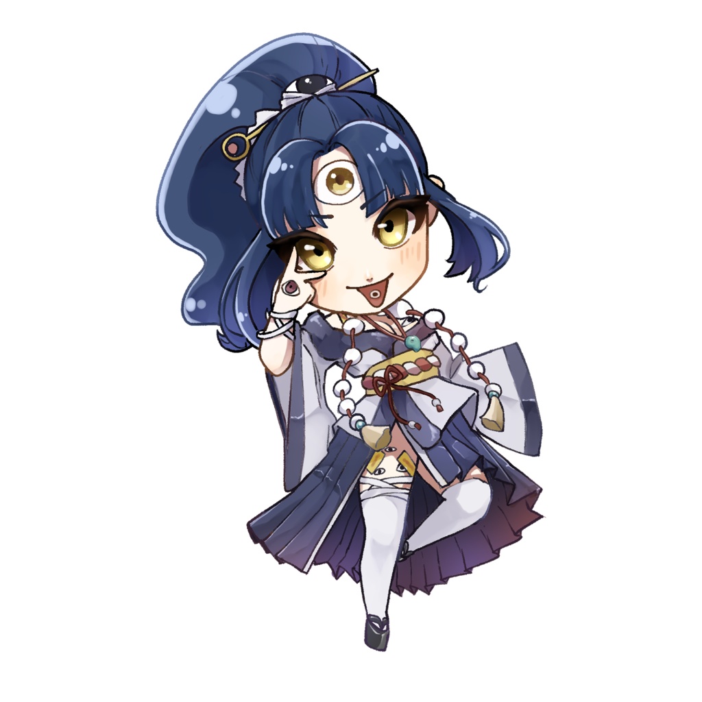 【ステッカー】どうめきちゃん立ち絵