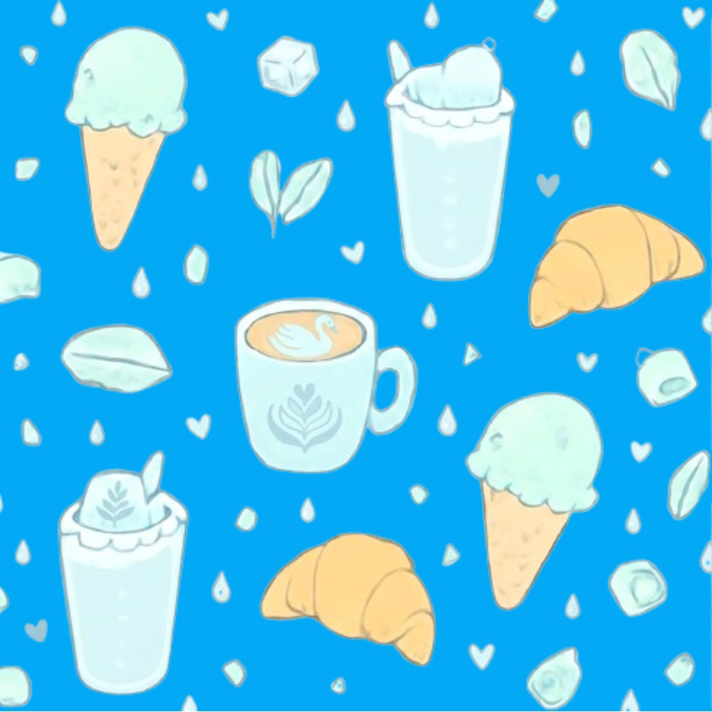 ひんやり涼し気カフェ