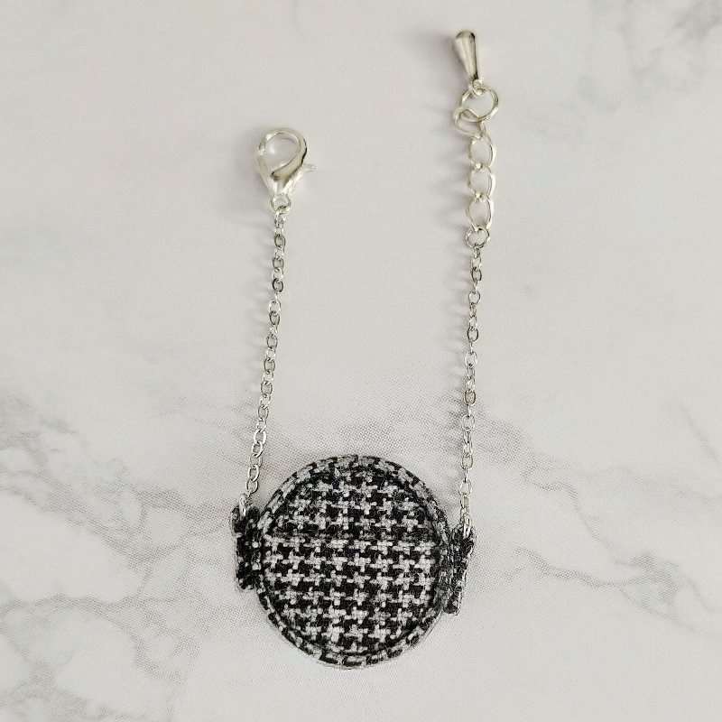 【10cmぬい用】丸形チェーンバッグ