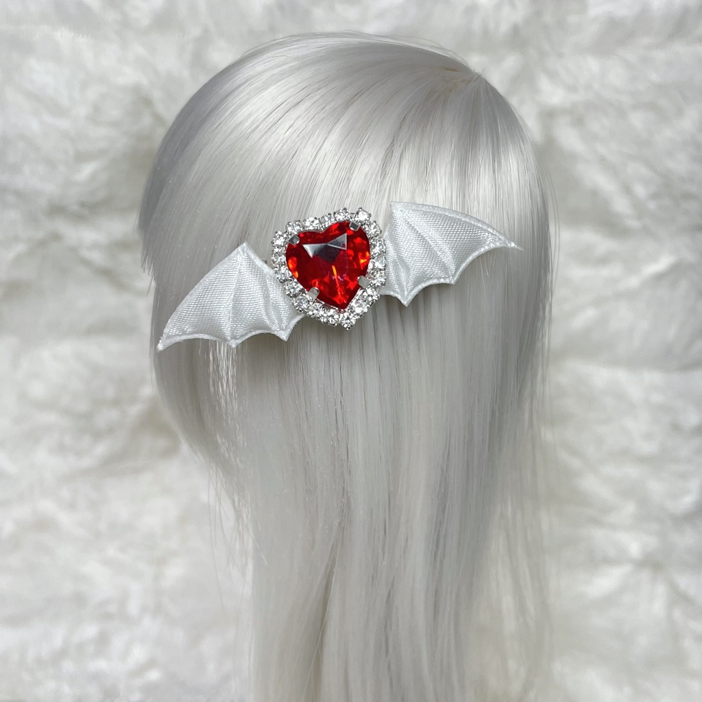 へあくりっぷ 悪魔の羽(ホワイト) びじゅーはーと