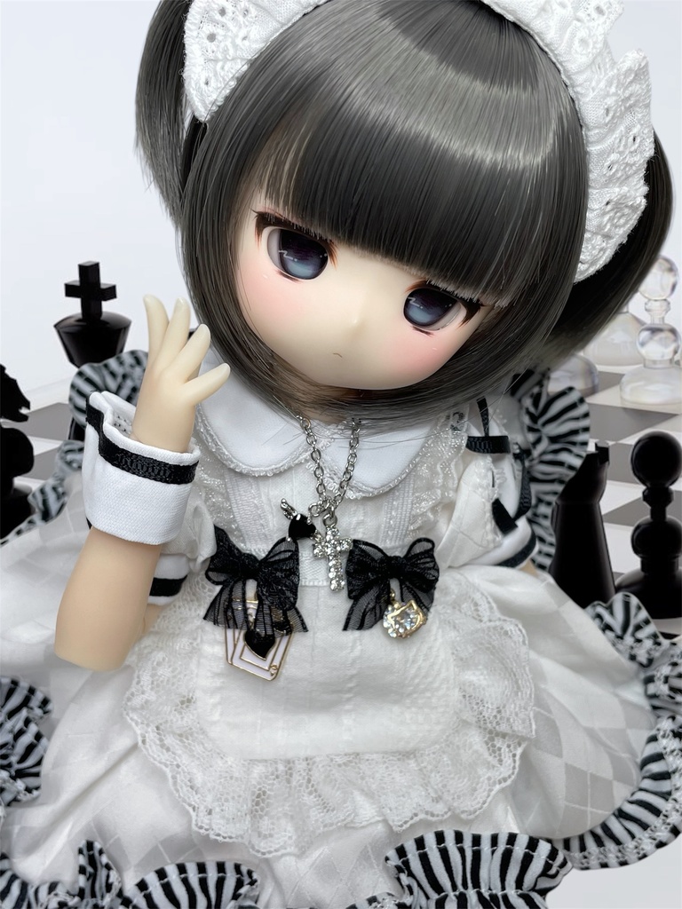 ねっくれす くろす&天使のはーと(ブラック)