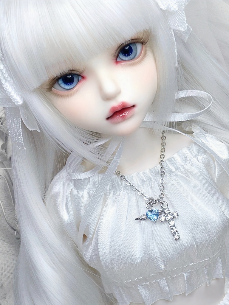 ねっくれす くろす&天使のはーと(ブルー)