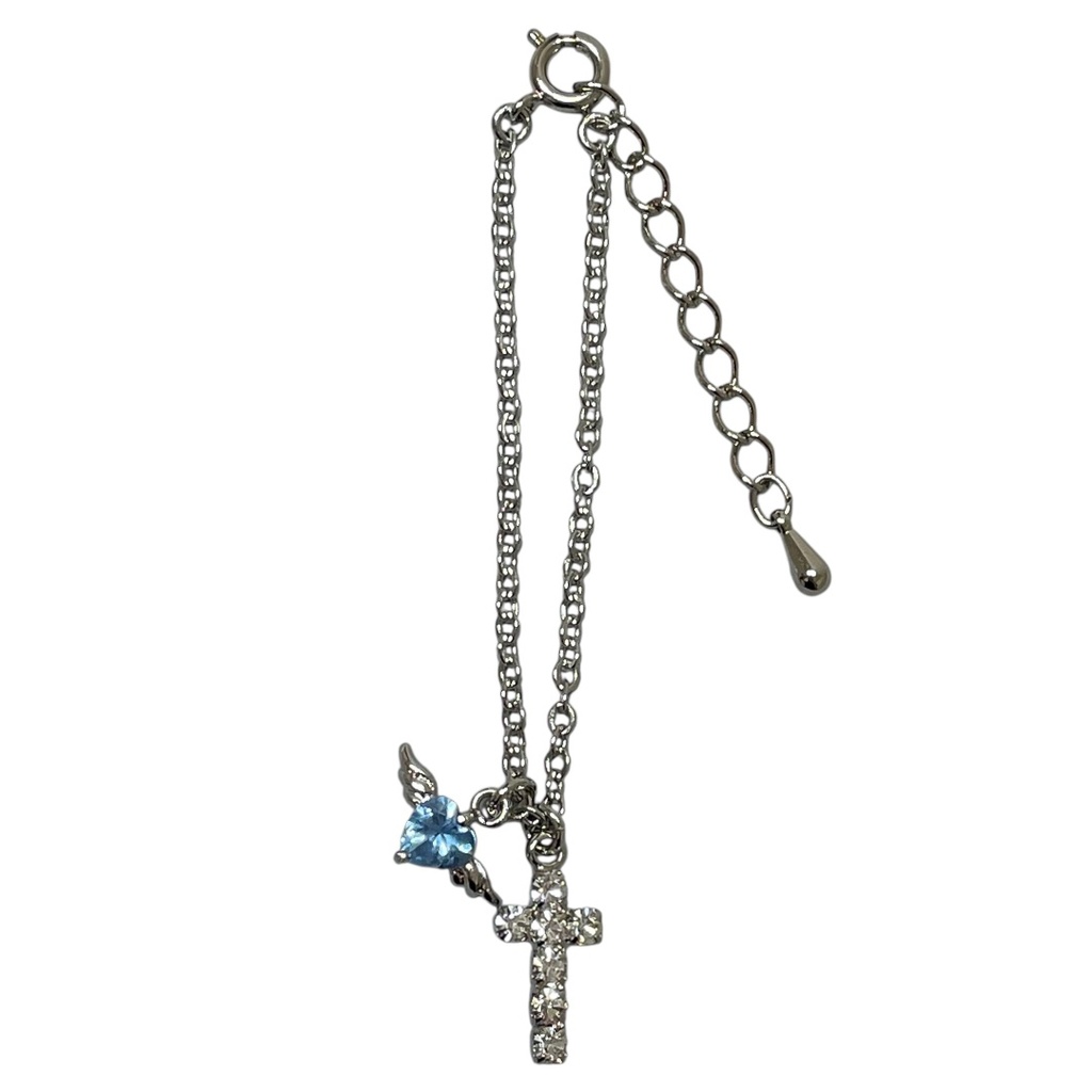 ねっくれす くろす&天使のはーと(ブルー)