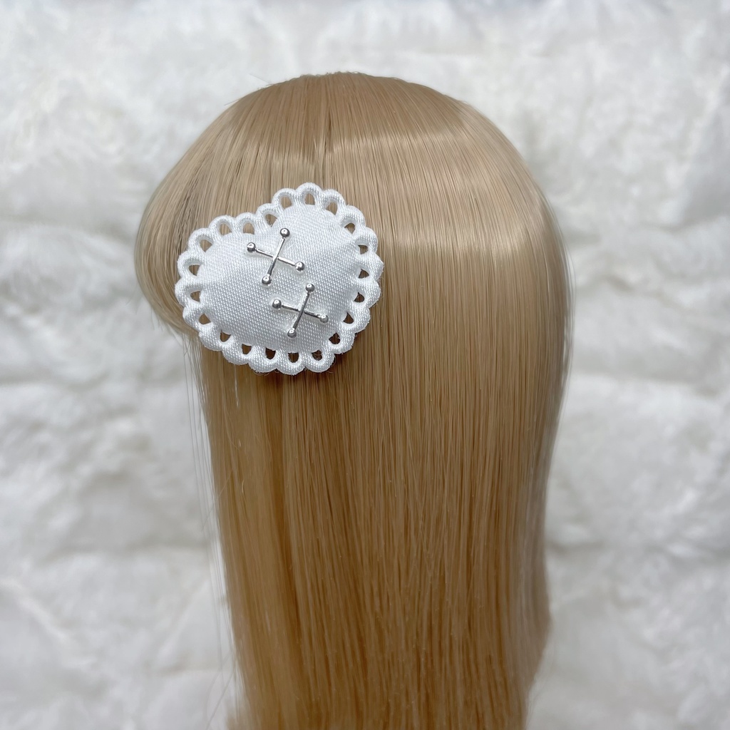 【再販】へあくりっぷ はーと くろすばーべる/2色