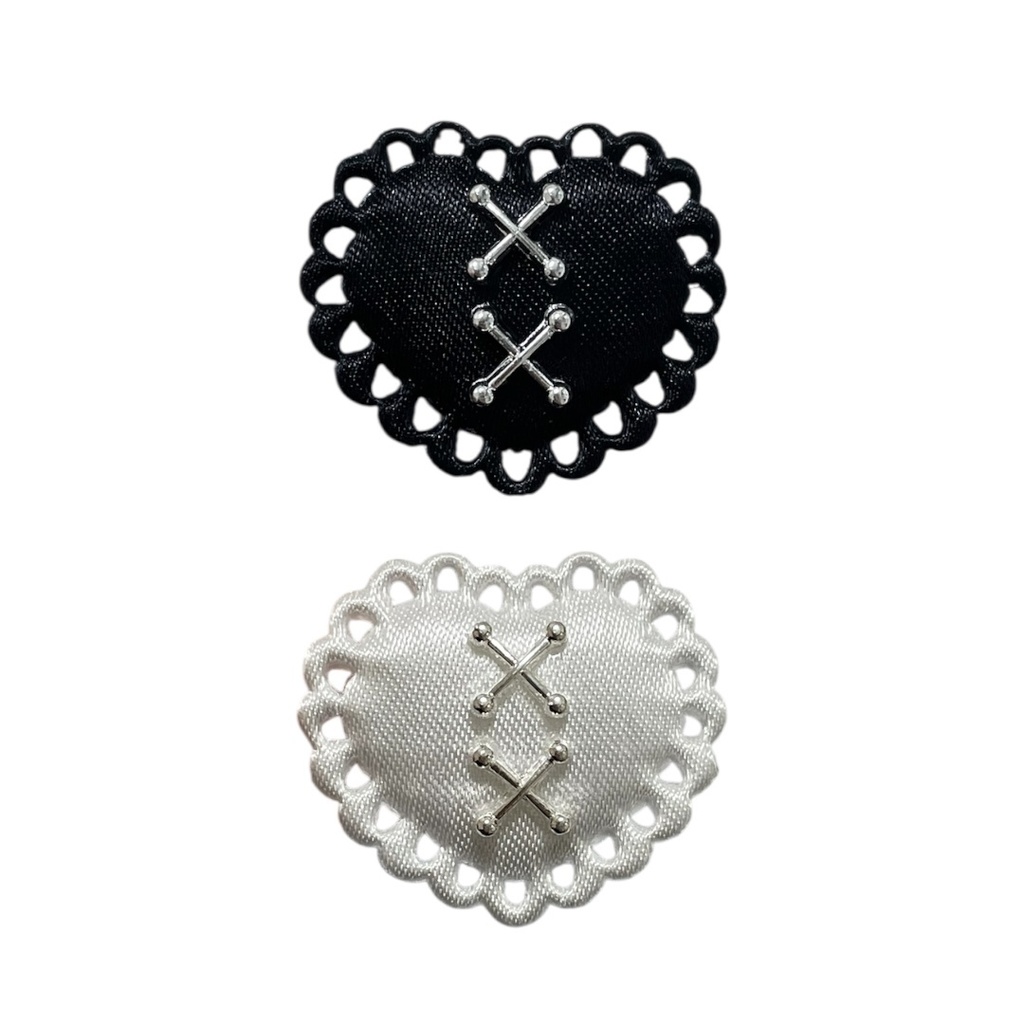 【再販】へあくりっぷ はーと くろすばーべる/2色