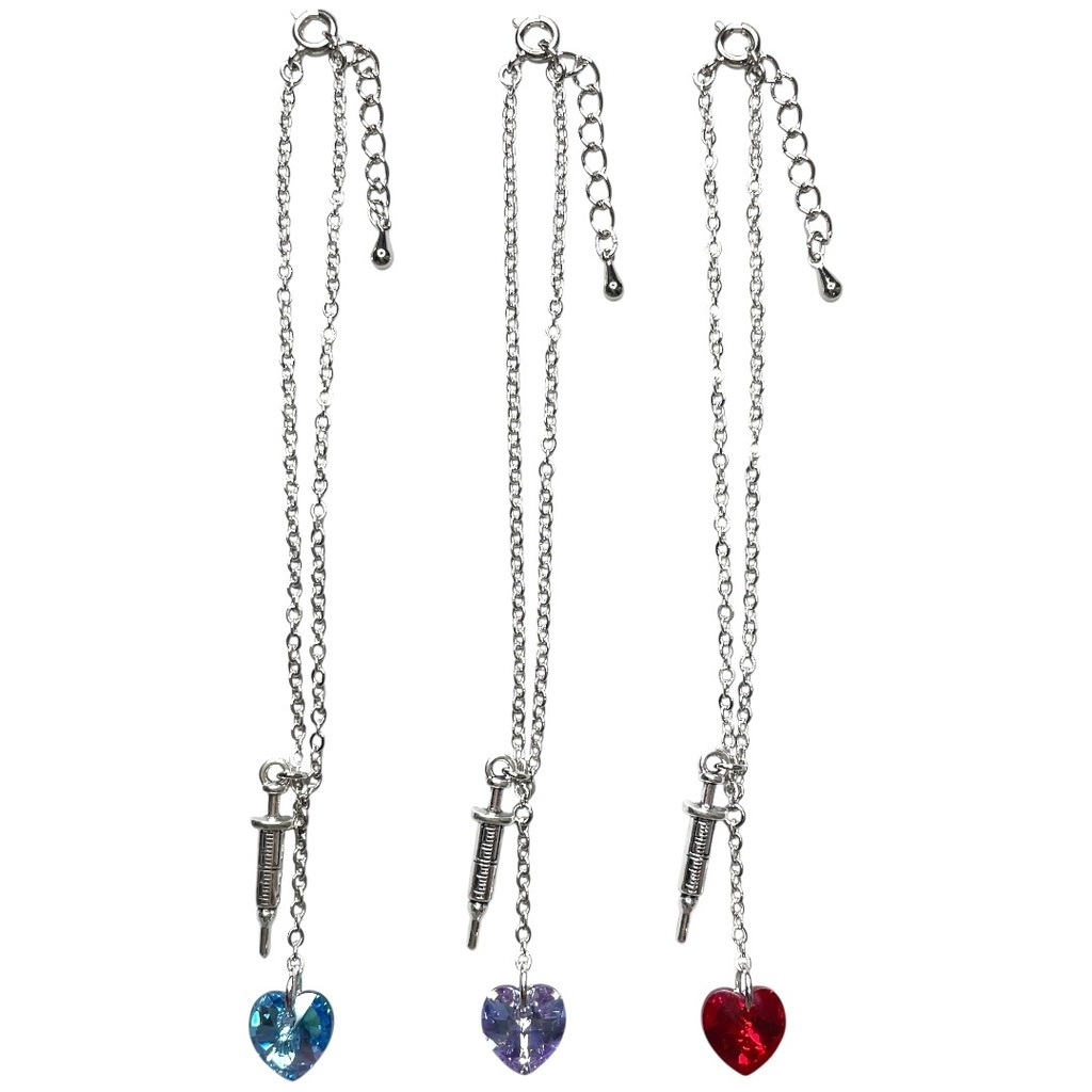 しょるだーあくせさりー・ねっくれす 注射器&はーと/3色