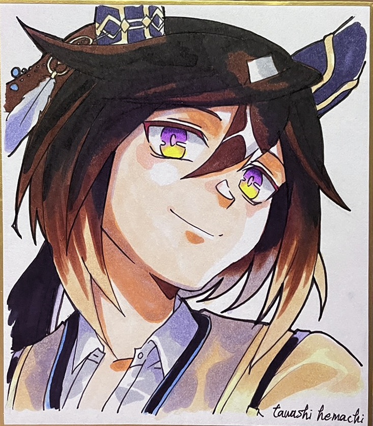 GW記念　ステゴな色紙