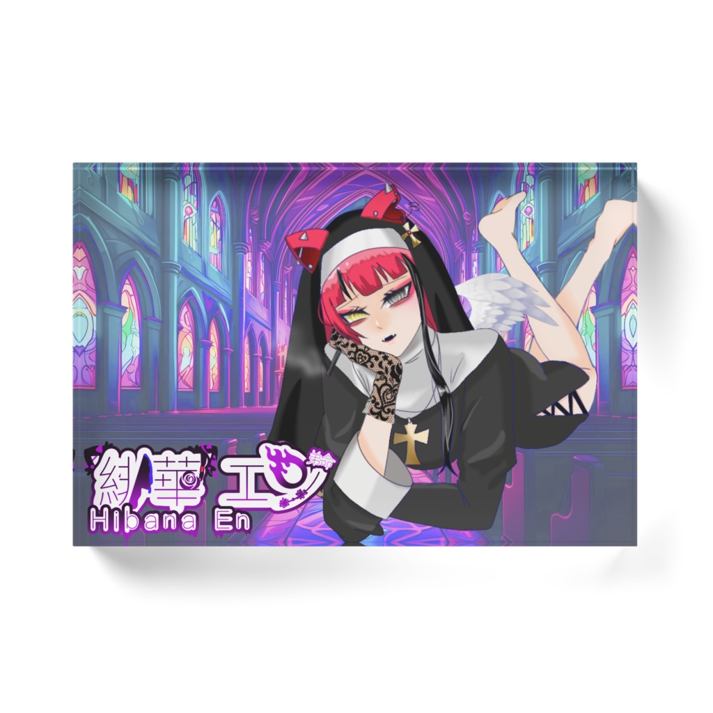 シスターエンのアクリルブロック