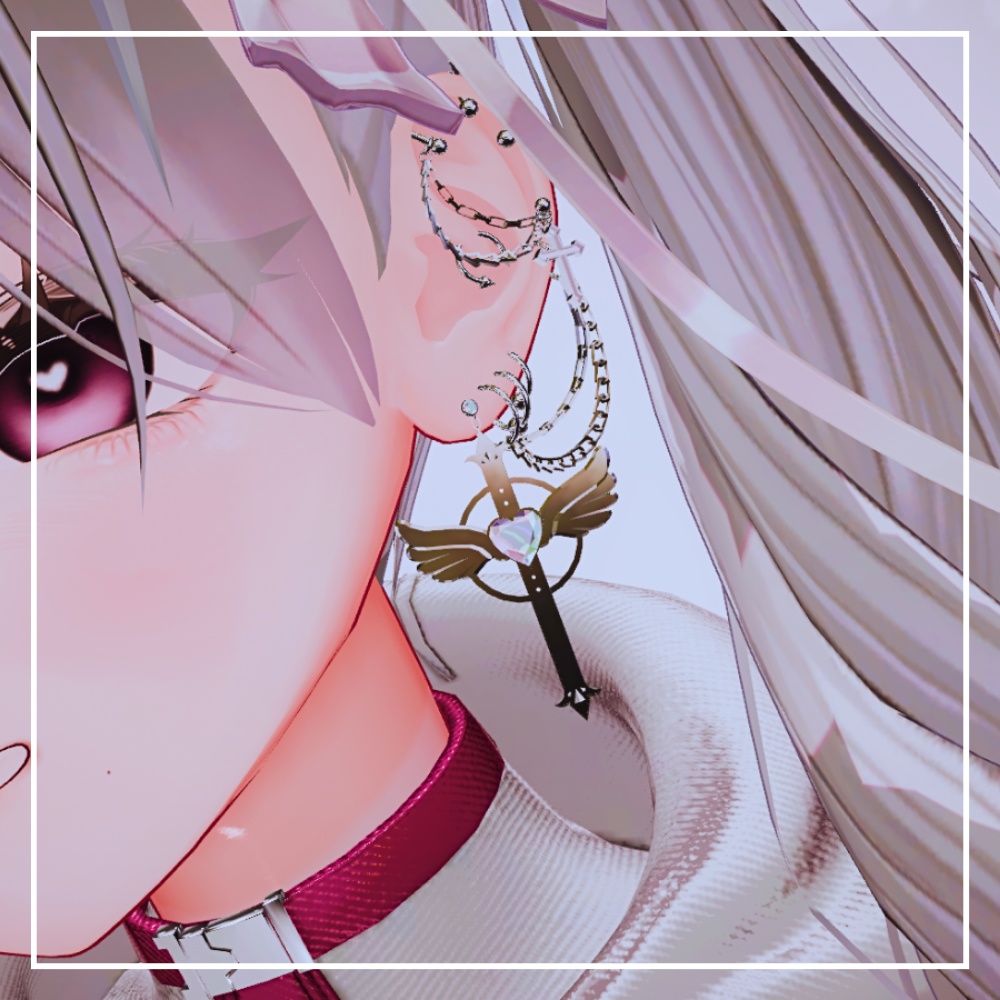 【18アバター対応】ʚ AngelCrossPierce ɞ