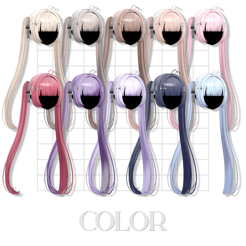 🎉販売記念50%OFFセール中🎉【14 Avatar】˙⋆✮Glow veil twin✮⋆˙