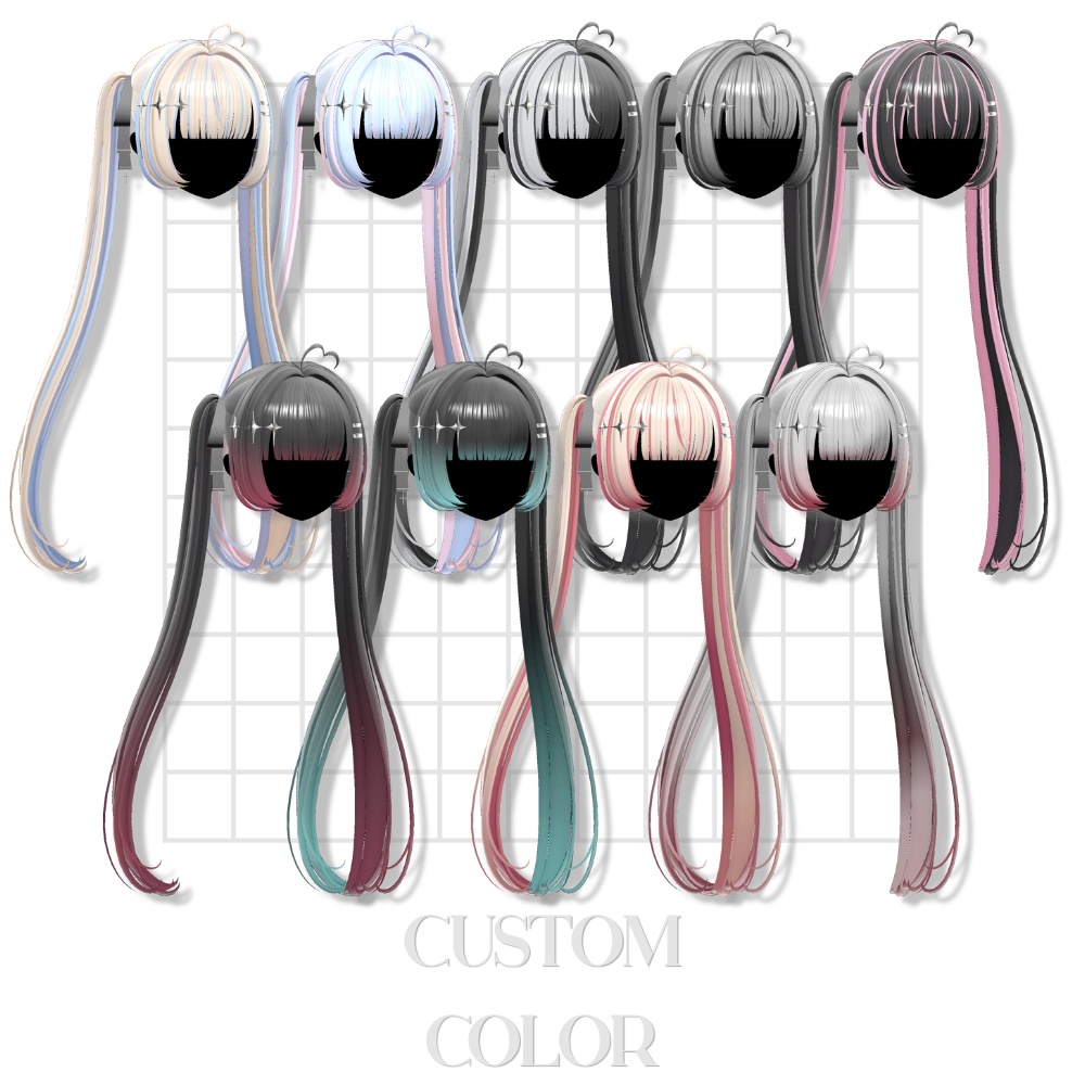 🎉販売記念50%OFFセール中🎉【14 Avatar】˙⋆✮Glow veil twin✮⋆˙