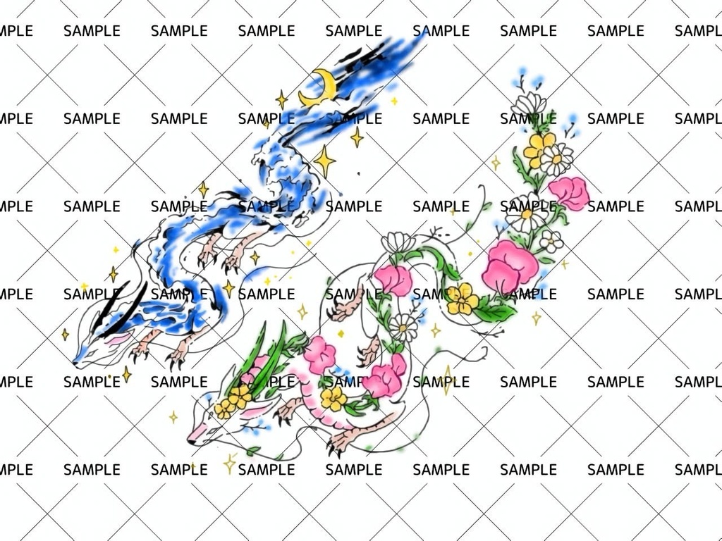 ペアタトゥー ドラゴン