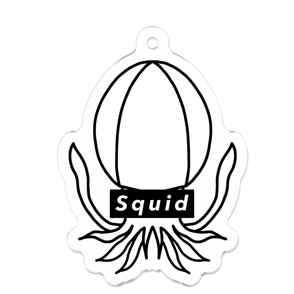 Squidアクリルキーホルダー