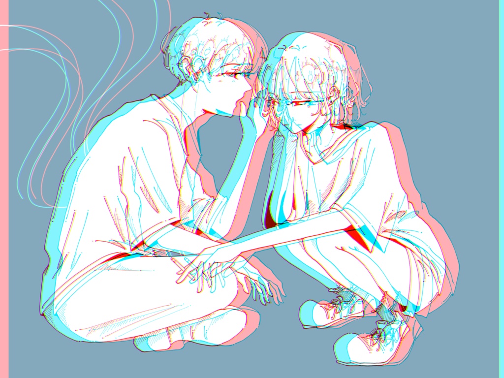 憧れの女と好みな男のTシャツ