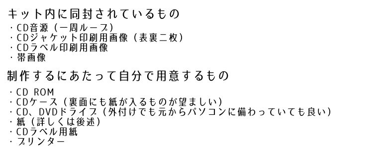 異・霊隠邸 CD制作キット