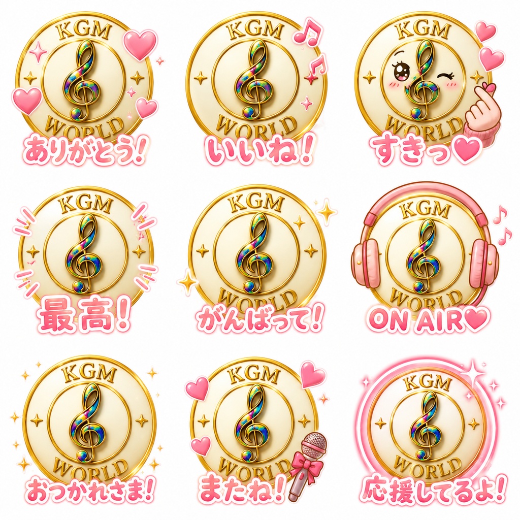 KGMWORLD スタンプVol.1