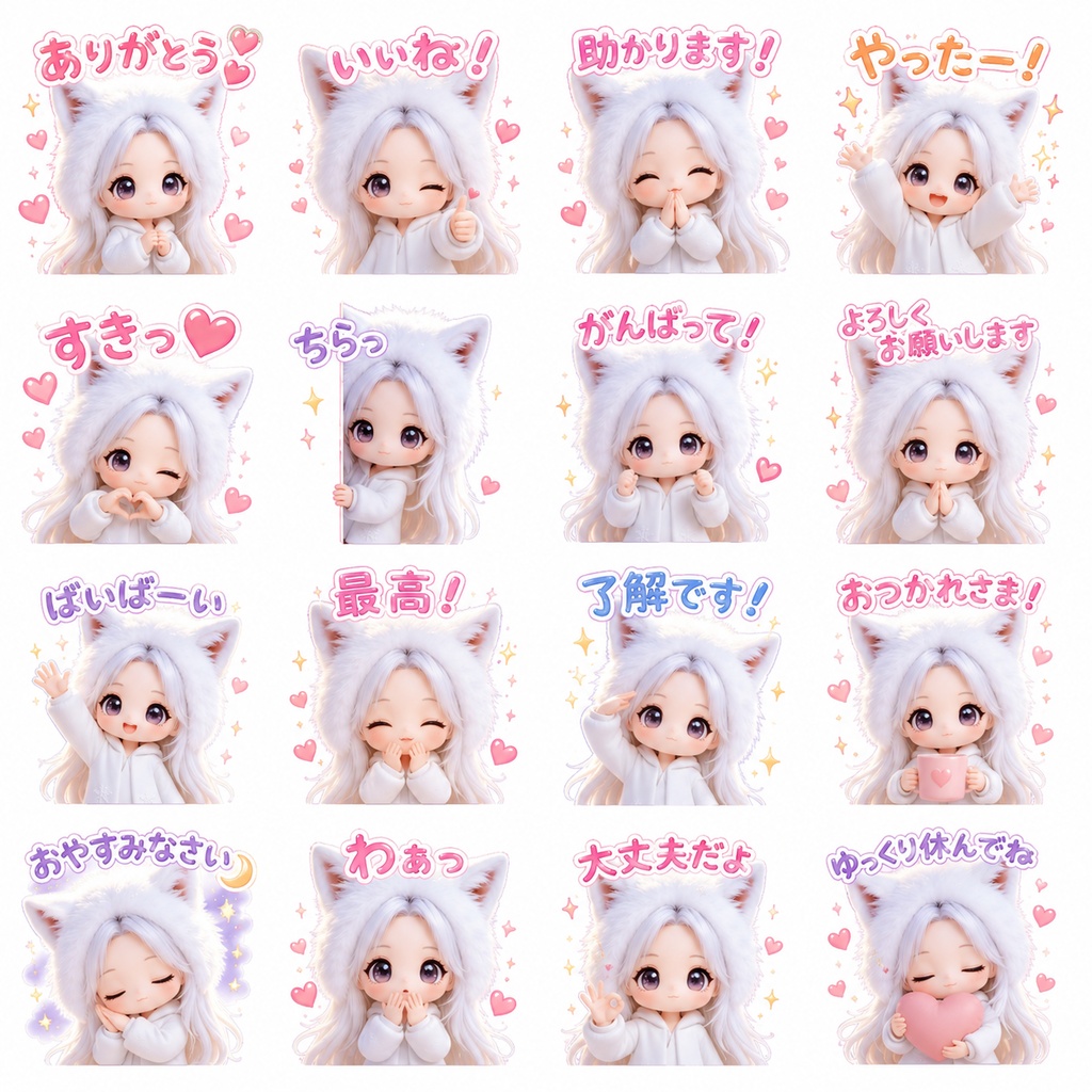 KGMWORLD癒しスタンプVol.2