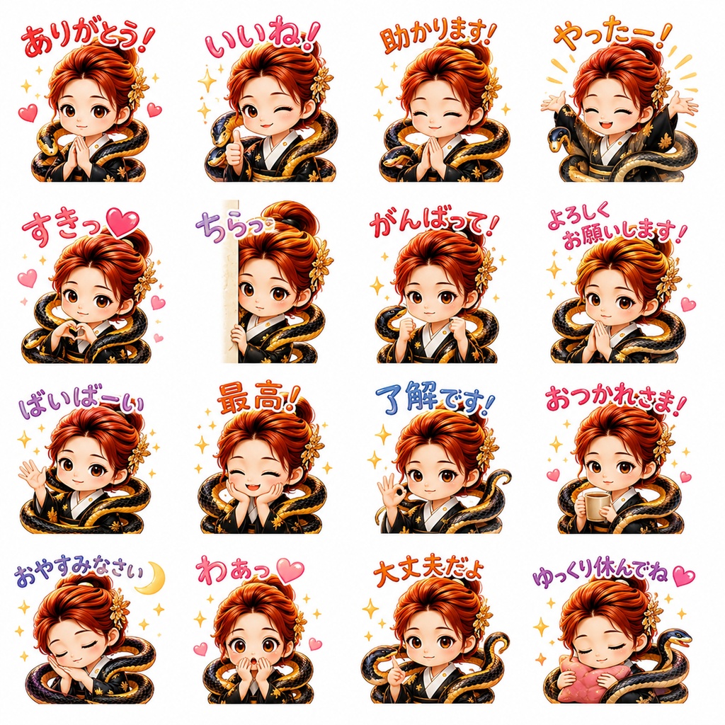 KGMWORLD癒しスタンプVol.3