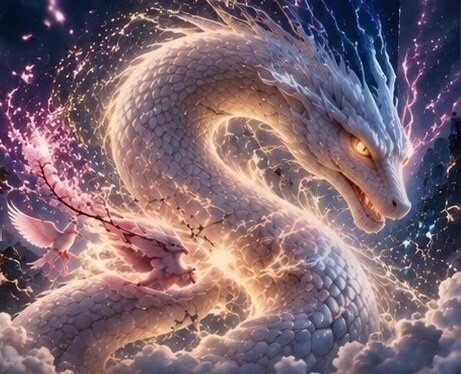 【高画質スマホ壁紙・画像素材】四季蛇神シリーズパック- The Four Sublime Serpents -