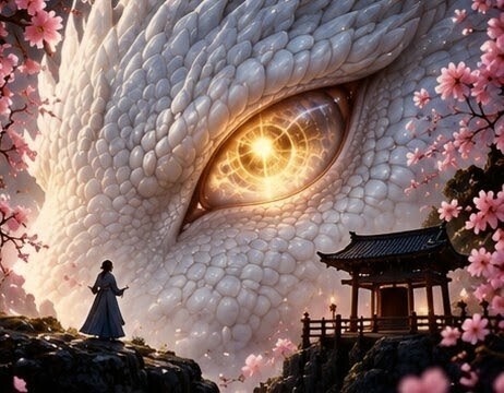 【高画質スマホ壁紙・画像素材】四季蛇神シリーズパック- The Four Sublime Serpents -