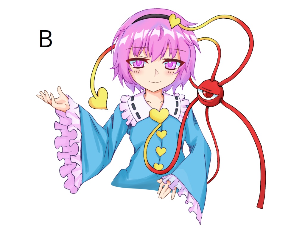 アクリルキーホルダー 古明地さとり 喫茶古明地(4種)