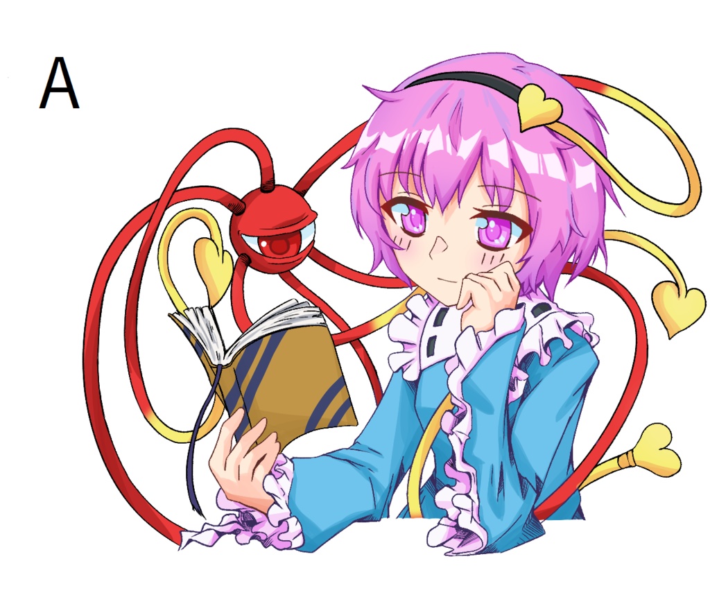 アクリルキーホルダー 古明地さとり 本読みver(2種)