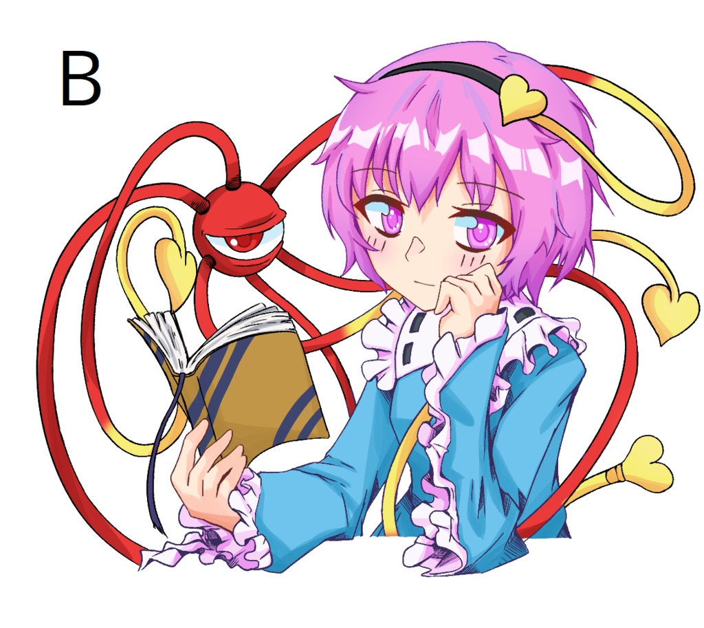 アクリルキーホルダー 古明地さとり 本読みver(2種)