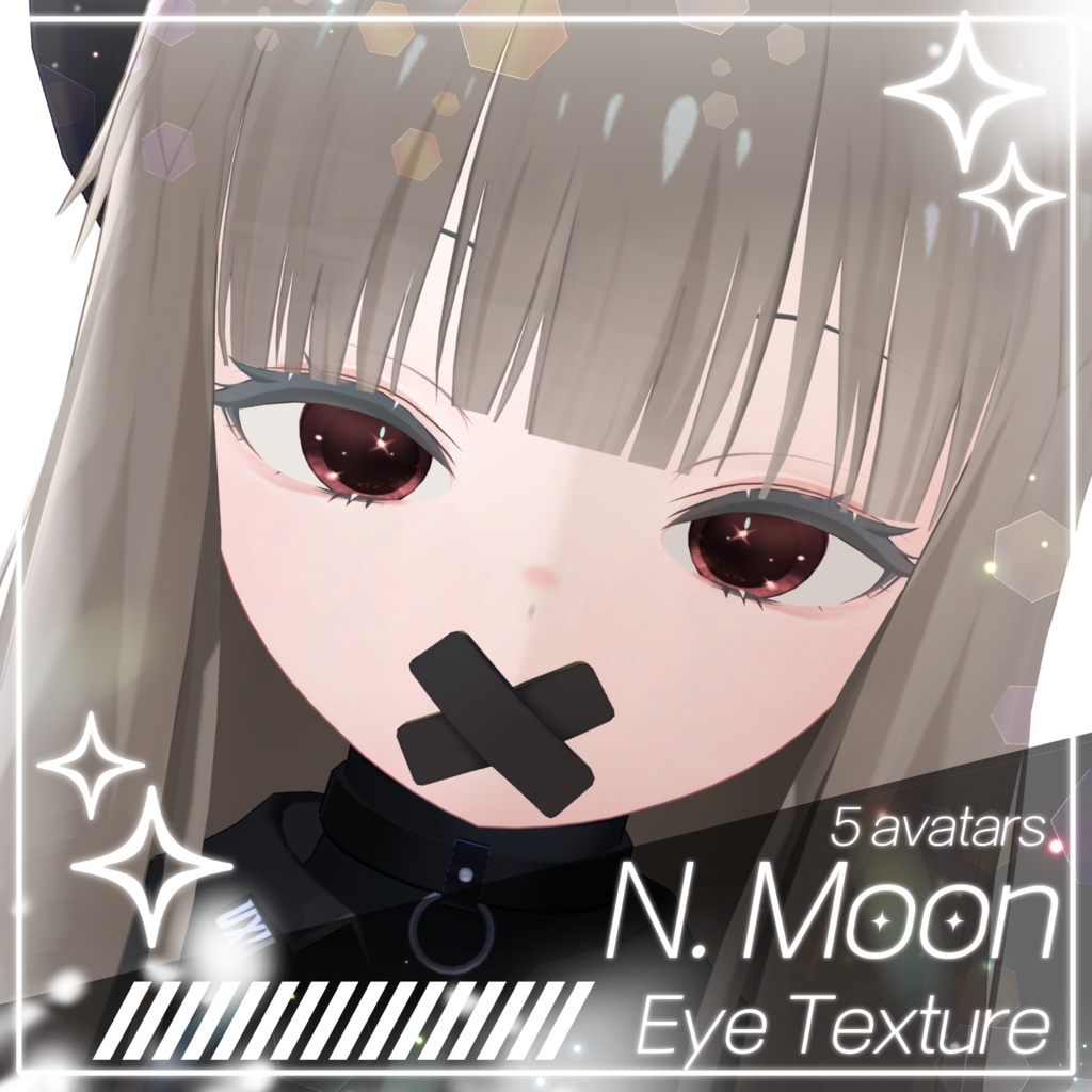 【5 avatars】⯌11color⯌ ⟡N. Moon Eye Texture⟡