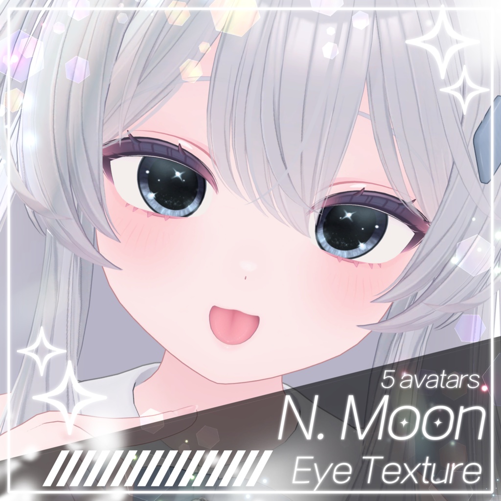 【5 avatars】⯌11color⯌ ⟡N. Moon Eye Texture⟡