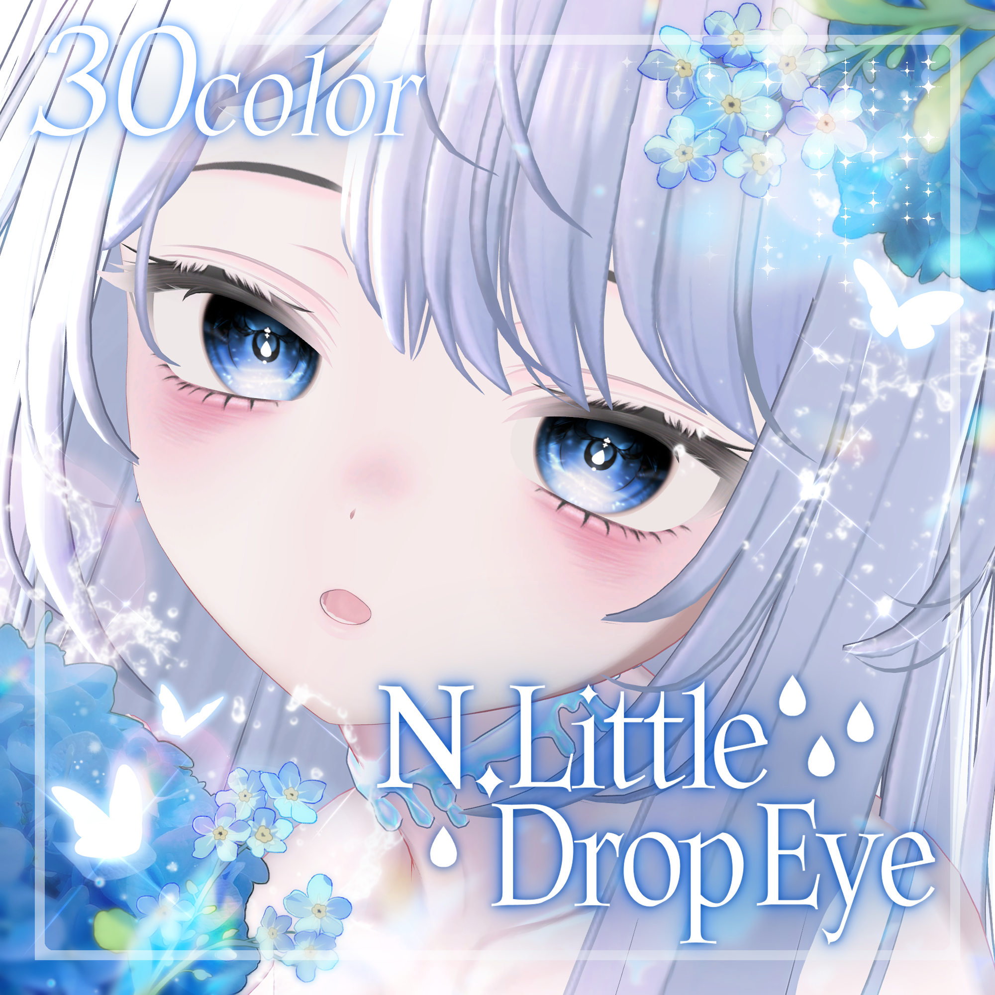 【5 avatars】🎔30color🎔 ⟡N. LittleDrop Eye Texture⟡