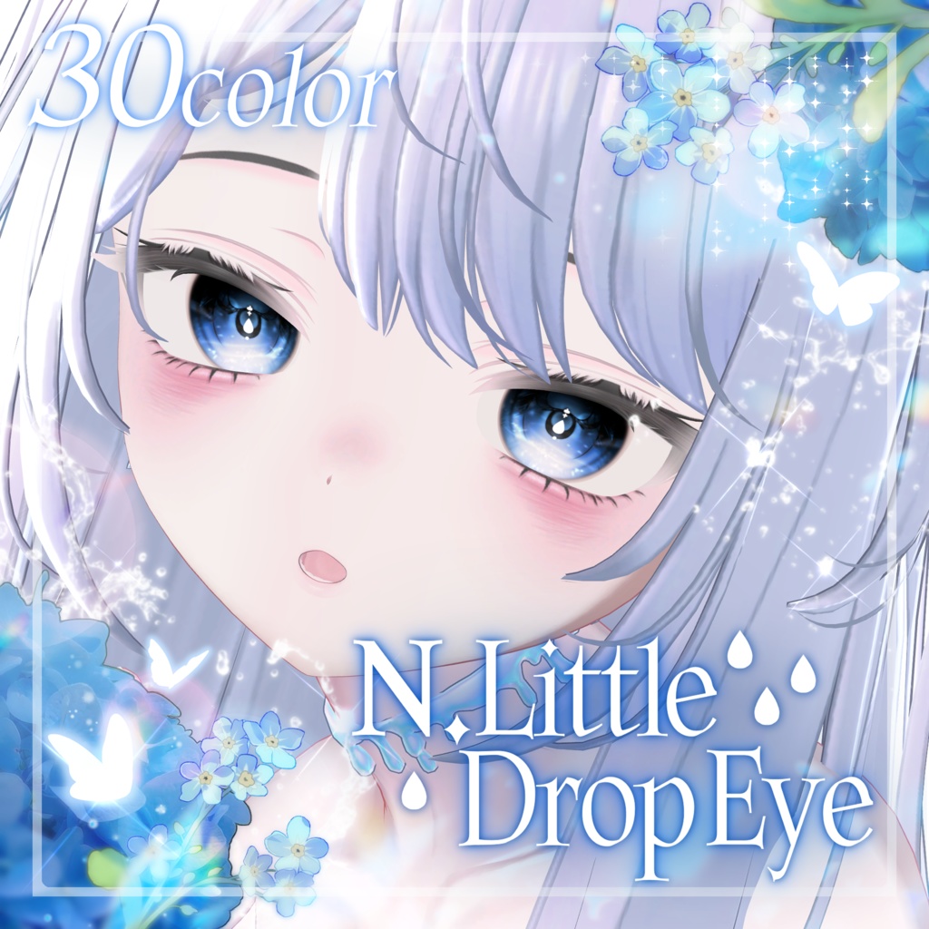 [SALE]【5 avatars】🎔30color🎔 ⟡N. LittleDrop Eye Texture⟡