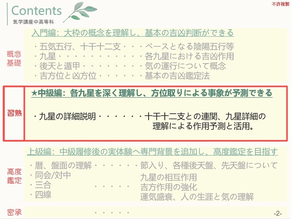 気学テキスト 中級編