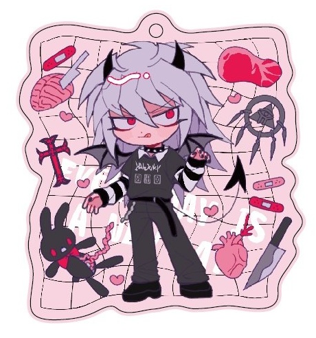 バクラアクリルキーホルダー